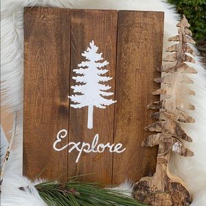 - Hand Painted Wooden Sign 🦡🦨Large size